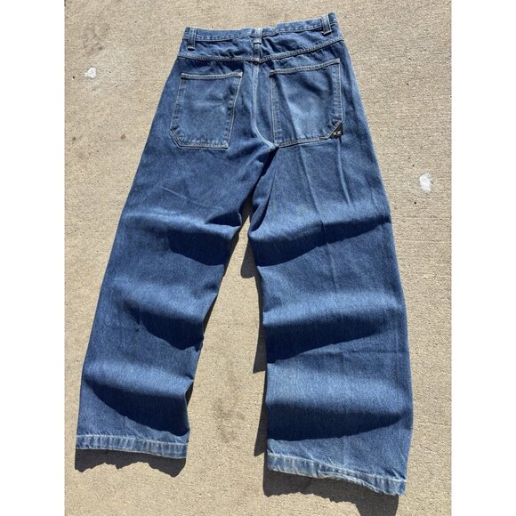 Men's Blue Jeans JNCO Style - Picture 3 of 10